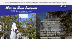 Desktop Screenshot of mci-immobilier.net