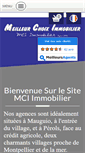Mobile Screenshot of mci-immobilier.net